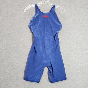 Powerskin Women Swimwear 28 Blue Carbon Glide Kneeskin Racing Suit FINA Approved